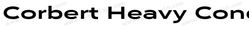 Corbert Heavy Condensed字体转换